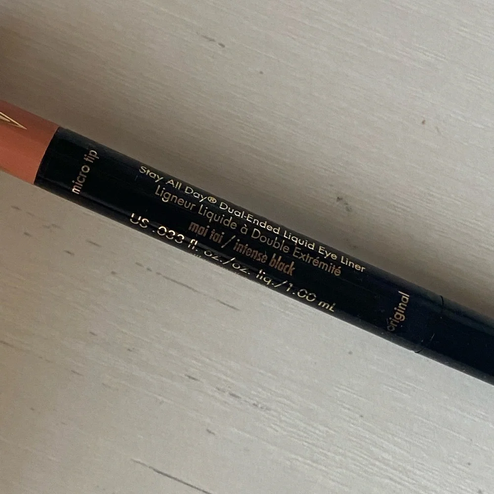NWOT Stila Stay All Day® Dual-Ended Liquid Eye Liner: Shimmer Micro Tip